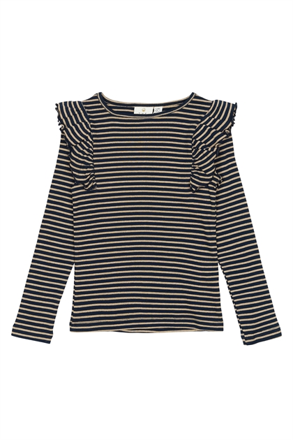 The New Bluse Priscilla Rib - Navy Blazer 